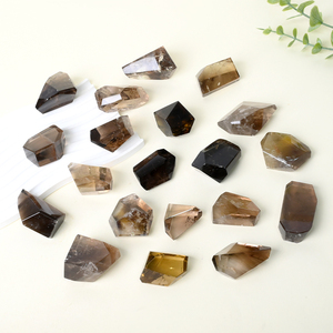 หินคริสตัลควอตซ์สโมคกี้ธรรมชาติขัดเงาแบบขายส่ง สำหรับตกแต่ง - Product Image 1