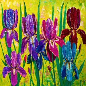 <span class=keywords><strong>ภาพ</strong></span>พิมพ์ลายดอกไม้สีสัน<span class=keywords><strong>ส</strong></span>ดใ<span class=keywords><strong>ส</strong></span>บนผ้าใบ <span class=keywords><strong>ภาพ</strong></span><span class=keywords><strong>วาด</strong></span><span class=keywords><strong>ดอก</strong></span>ทิวลิปและดอก<span class=keywords><strong>ไอ</strong></span><span class=keywords><strong>ริ</strong></span><span class=keywords><strong>ส</strong></span>แบบมีพื้นผิว<span class=keywords><strong>ส</strong></span>ำหรับตกแต่งบ้าน - Product Image 2