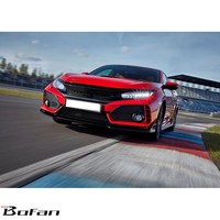 Pièces de carrosserie ABS de Type R pour HONDA CIVIC 2016-2022, Grille avec paupière