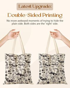 Premium Quality Canvas Shopping Handbag Durable Tote <b>Bag</b> with Multi-Pockets for Women Travel and <b>Work</b> Available For Sale - Product Image 1