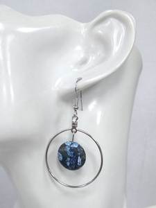 Boucles d'oreilles rondes à la mode Boucles d'oreilles populaires simples personnalisées pour femmes - Product Image 5