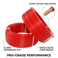 Reinkupfer Massivkabel PVC-Isoliert 2,5mm 1,5mm 4mm 6mm