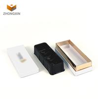 Boîtes de paille couverte de chocolat blanc, boîtes d'emballage cadeaux de luxe, 12 pièces