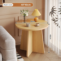 Nouvelle table basse en bois haut de gamme pour salon et balcon de maison, table d'appoint pour petit appartement