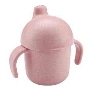 Lot de vaisselle biodégradable pour bébé : Tasses d'apprentissage à bec verseur avec poignée, couleurs unies assorties – Produit phare en gros - Product Image 2