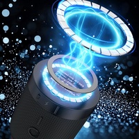 Hs-Bt369 Haut-parleur sans fil 2-en-1, haut-parleurs magnétiques détachables, puissance totale de 10 W, lumière RVB pour une expérience audio polyvalente