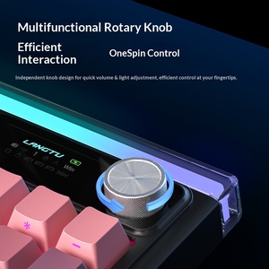 Clavier à sensation mécanique à trois modes, filaire, sans fil, Bluetooth, pour jeux et bureau, pour ordinateur portable et ordinateur de bureau, vente en gros - Product Image 6