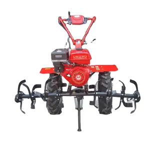 Mini tracteurs de marche de ferme agricole manuel Mini essence rotative 9HP motoculteurs de puissance du sol cultivateurs