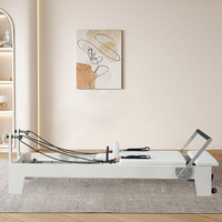 Machine de Pilates Reformer Portable en Bois, Prix d'Usine, Cadre en Chêne Massif, Équipement Professionnel pour Studio de Pilates, Entraînement Corporel