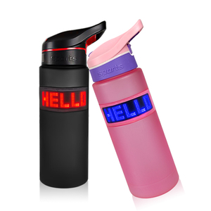 光る<span class=keywords><strong>LED</strong></span>ウォーターボトル メッセージ表示 スマートボトル プログラム可能なスクロール<span class=keywords><strong>LED</strong></span>スクリーン スポーツボトル プロモーション用 - Product Image 5