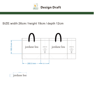 Sacs en papier kraft 250 g/m² en gros, personnalisables avec logo imprimé, en carton avec poignée en ruban pour emballage de bijoux - Product Image 6