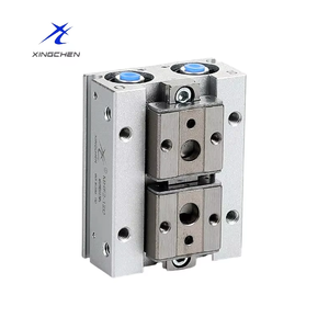 Pinza de dedo neumática compacta serie Xingchen MHF2, cilindro de pistón de Robot de automatización Industrial de alta precisión de 8-20mm de diámetro - Product Image 1