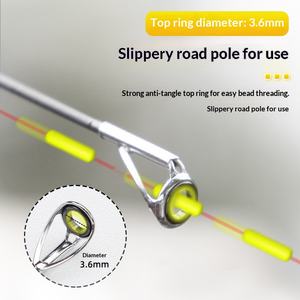 Caña de Pescar Telescópica de Carbono Ultracorta y Portátil con Anillas Grandes, 8 Secciones, Ajuste Suave para Uso en Arroyos - Product Image 4