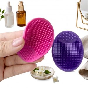 Brosse nettoyante visage en silicone naturel doux avec ventouse pour soins quotidiens, exfoliation douce, massage et nettoyage du visage – Tendance - Product Image 3