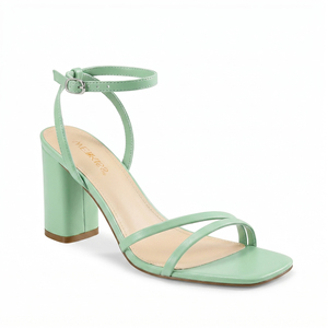 WETKISS Sandales pour femmes multicolores à bout carré et talon bloc, avec bride de cheville, pour invitées de mariage et demoiselles <span class=keywords><strong>d</strong></span>'<span class=keywords><strong>honneur</strong></span>, vente en gros - Product Image 1
