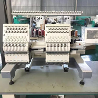 Qike1502 Machine à broder automatique multi fonction double têtes vêtements chaussette chapeau