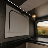 Huntoo Hardtop de camionnette rigide pliable en aluminium résistant aux chocs pour utilisation tout-terrain intensif