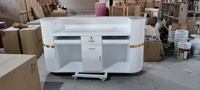 Mobilier de salon de manucure moderne réception spa réception rose blanc meubles de salon réception