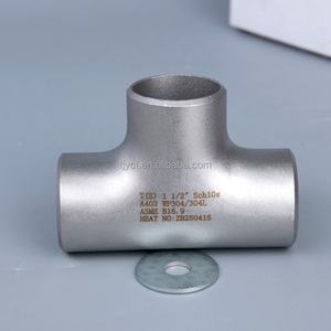 Đánh Bóng 3 cách Tri kẹp Y loại TEE 304 316 316L vệ sinh Hàn ống bằng Reducer thép không gỉ phụ kiện đường ống Tee - Product Image 2