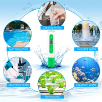 Testeur numérique TDS 0-9990PPM, testeur d'eau haute précision pour l'eau potable, le vin, la cuisine et l'utilisation en laboratoire