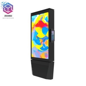 65Inch Quảng Cáo Hiển Thị Không Thấm Nước IP65 Màn Hình 4K Lcd Thông Tin Tìm Kiếm <span class=keywords><strong>Kiosk</strong></span> - Product Image 1