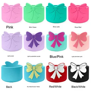Cubierta de Silicona para Base de Vaso con Diseño Creativo de <span class=keywords><strong>Mariposa</strong></span>, 7.5cm de Diámetro, Protector Universal para Vasos, Accesorio para Bebidas - Product Image 2