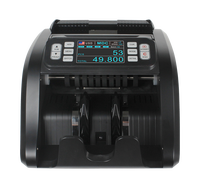 Compteur de billets professionnel AL-N60D USD EURO Mix Value Denomination Counter avec détection de coupures et écran TFT