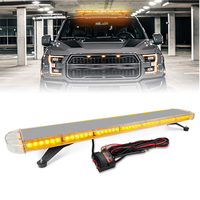 Nouvelle barre lumineuse d'avertissement LED de 47 pouces (120 cm) 88W, rouge et bleue clignotante, pour camion, voiture, toit de véhicule tout-terrain, montage universel 12V/24V