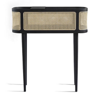 Meuble de bar extensible de haute qualité pour salon, armoire de rangement compacte, table d'appoint en bois massif, table de chevet