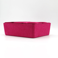 Panier de rangement multifonctionnel en feutre à ouverture supérieure pour jouets, bac de rangement en feutre pour organisateur de tiroir de placard