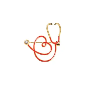 Wholesale Mental Gold Planted Badge Love Lapel Pin For Nurse