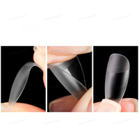 Ensemble de faux ongles français en acrylique, pointes de faux ongles artificiels, pointes complètes de manucure, 240 pièces