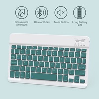 Casing Keyboard Split Nirkabel USB BT Baru untuk Samsung Galaxy Tab S9+/S9Plus dengan 3 Tombol Pelindung
