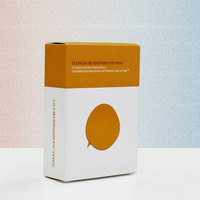 Caja de Papel Plegable para Cuidado de la Piel con Tapa Superior Abatible a Ambos Lados, Fondo con Cierre Automático, Fácil de Cerrar, Laminación Mate, Reciclable, Venta al Por Mayor