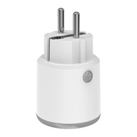 Prise électrique intelligente Wi-Fi NEO Tuya 16A, norme FR, en ABS, 2 prises, IP20, 110-250V, mesure de la consommation, contrôle à distance via