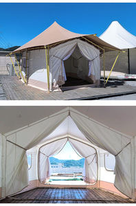 <span class=keywords><strong>Tenda</strong></span> di Lusso per Glamping a Doppio Strato, Protezione UV per Quattro Stagioni, Impermeabile, per <span class=keywords><strong>Campeggio</strong></span> Panoramico e Soggiorni all'Aperto - Product Image 6