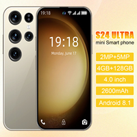 Smartphone 5G S24 Mini pas cher, débloqué, écran OLED 4 pouces, Android 14, 16 Go de RAM, 1 To, appareil photo 5MP, batterie 2500-2999 mAh, Face ID