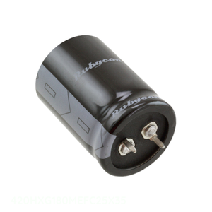 Authorized Distributor Through Hole <b>CAP</b> ALUM 180UF 20% 420V <b>SNAP</b> TH 420HXG180MEFC25X35 180 uF Capacitor - Product Image 1