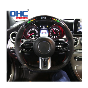 <span class=keywords><strong>Volant</strong></span> en fibre de carbone LED pour Mercedes Benz Amg Glc E C <span class=keywords><strong>S</strong></span> G Class C43 C238 A45 G500 G63 W205 W213 <span class=keywords><strong>Volant</strong></span> - Product Image 1