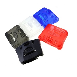 Case Game <b>Console</b> Complete Set with Buttons, Screwdriver, Transparent Replacement Plastic for N64 - Product Image 1