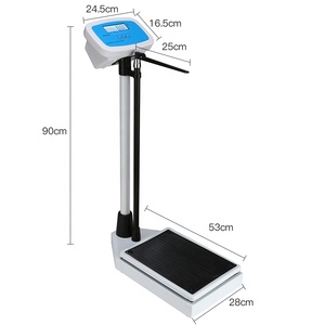 Pèse-personne et toise numérique LCD 200 kg pour hôpital, école, salle de sport - Modèle 815 - Product Image 6
