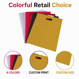 Durable Die Cut <b>Bags</b> Flexible LDPE OEM ODM Space Saving Bookstore Retail Store Heavy Duty Market Stall - Product Image 2