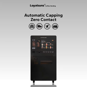 Distributeur automatique de café expresso Loyalsuns 2025 avec écran tactile 15,6 pouces 4G/WiFi, machine à glaçons (120 kg/jour) et accepteur de pièces/billets - Product Image 1