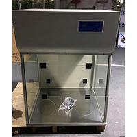 Perlengkapan Laboratorium Berlapis Bubuk/SUS304 Filter HEPA Aliran Horizontal Meja Bersih Satu atau Dua Orang