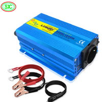 Convertisseur de courant à onde sinusoïdale pure 500W Nominaux 1000W en crête DC 12V vers AC 220V 230V Prise EU pour voiture avec port USB