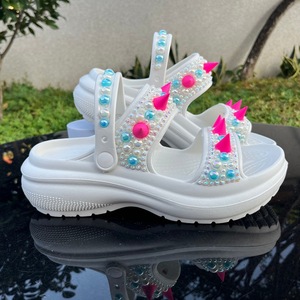 Sandales et pantoufles d'été pour femmes à semelle épaisse, antidérapantes, style coréen, mode, sensation nuage doux, pour l'extérieur 2026 - Product Image 3