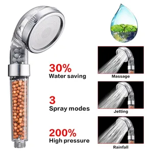 GEE-NクリーンウォッシュバスルームABSプラスチック3機能シャワーヘッドハンドヘルドシャワー蛇口フィルター付き
