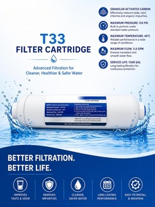Disposable Reverse Osmosis <b>RO</b> Water Purifier Spare Parts Coconut Shell Activated Carbon 10 Inch Water <b>Filter</b> Household - Product Image 4