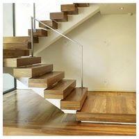 Escalier intérieur Prima, designs de luxe, haute qualité, escalier personnalisé pour la maison, escalier flottant droit australien/américain