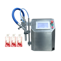 Machine de remplissage semi-automatique de bureau en acier inoxydable 304 pour pâtes, boissons, aliments et huiles essentielles, avec dosage précis
